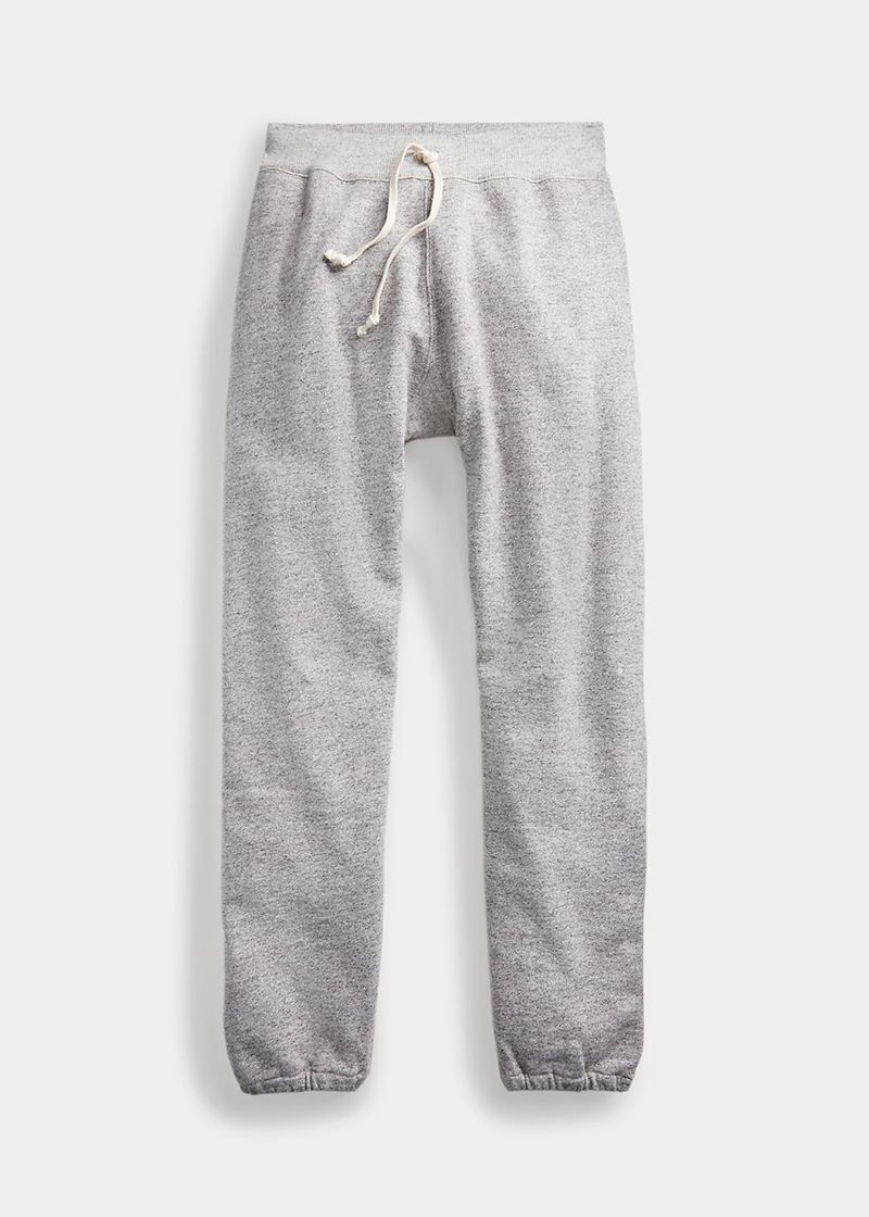 Pantalones RRL Hombre De Lana Sweatpant Chile Gris RQCSW-3640